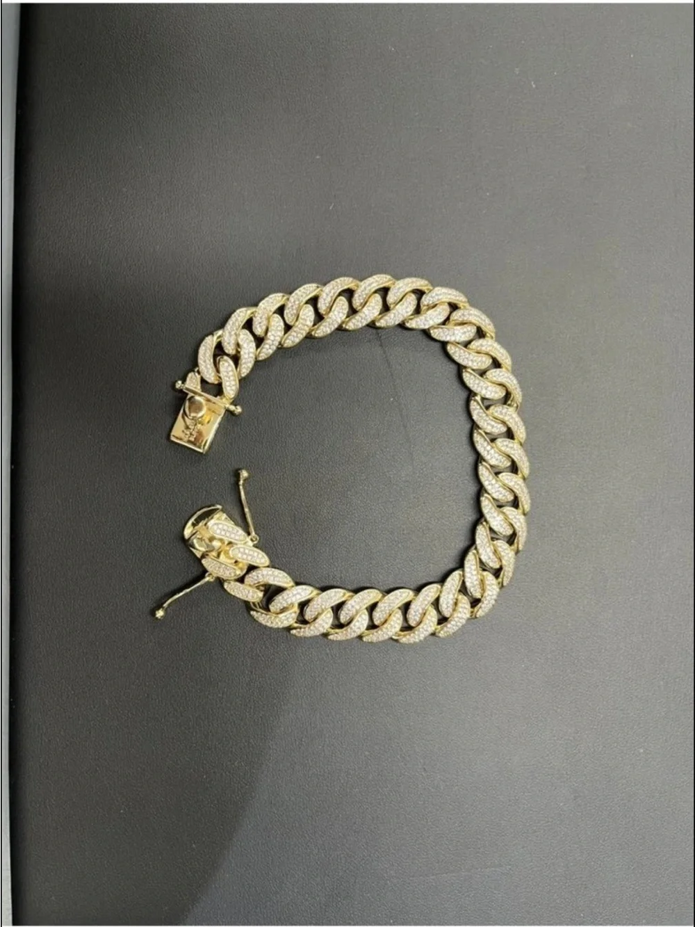 Harlem Bling Iced Out Cuban Link Bracelet